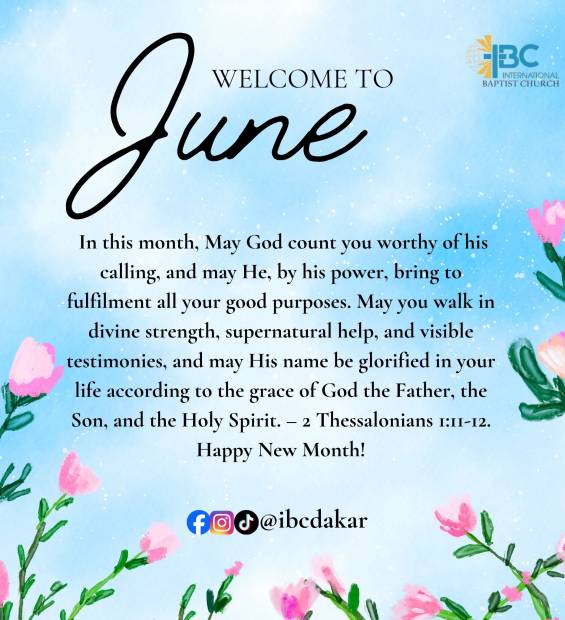 Copy of Blue Pink and Green Watercolor June Flyer